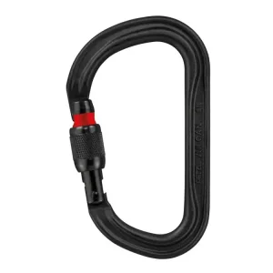 Karabijnhaak PETZL Vulcaan Schroefslot verbindingsstuk zwart Snelle Levering