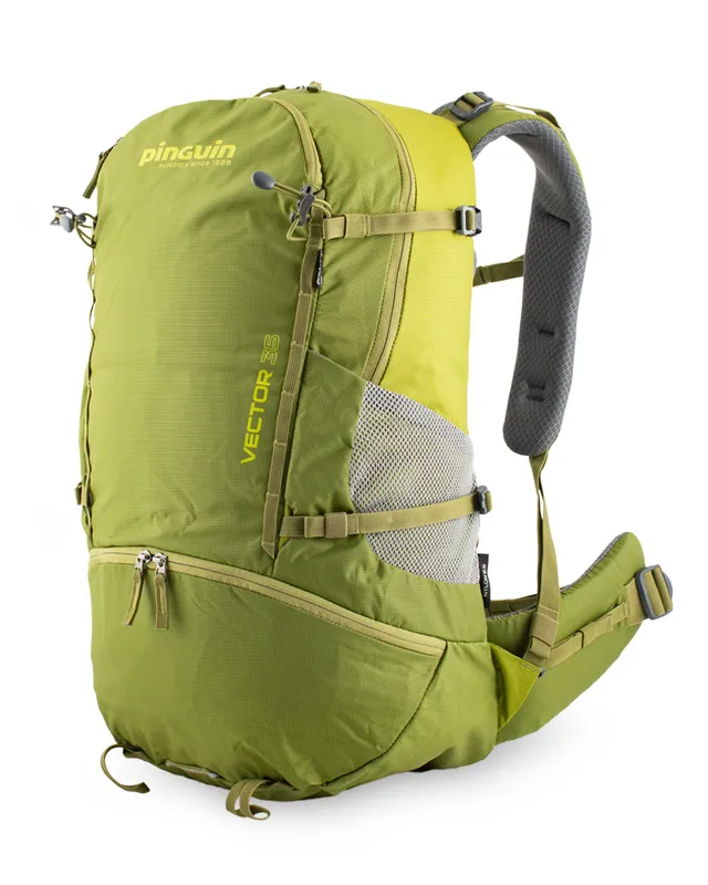 Rugzak Pinguin Vector 35L 2020 groen Op = Op