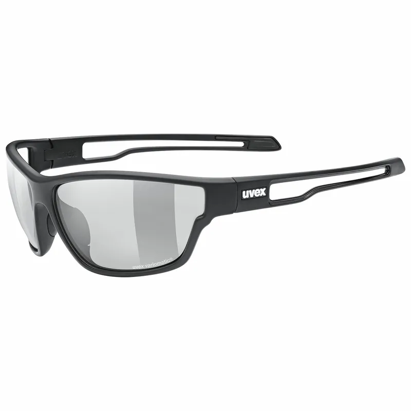 Exclusieve Aanbieding Uvex Sportstyle 806 Vario bril, Black Mat (2201)