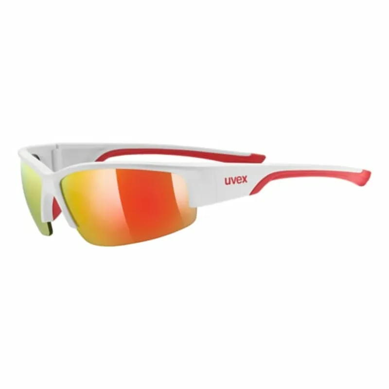 Uvex Sportstyle 215 bril White Mat Red/Red Voordeelprijs