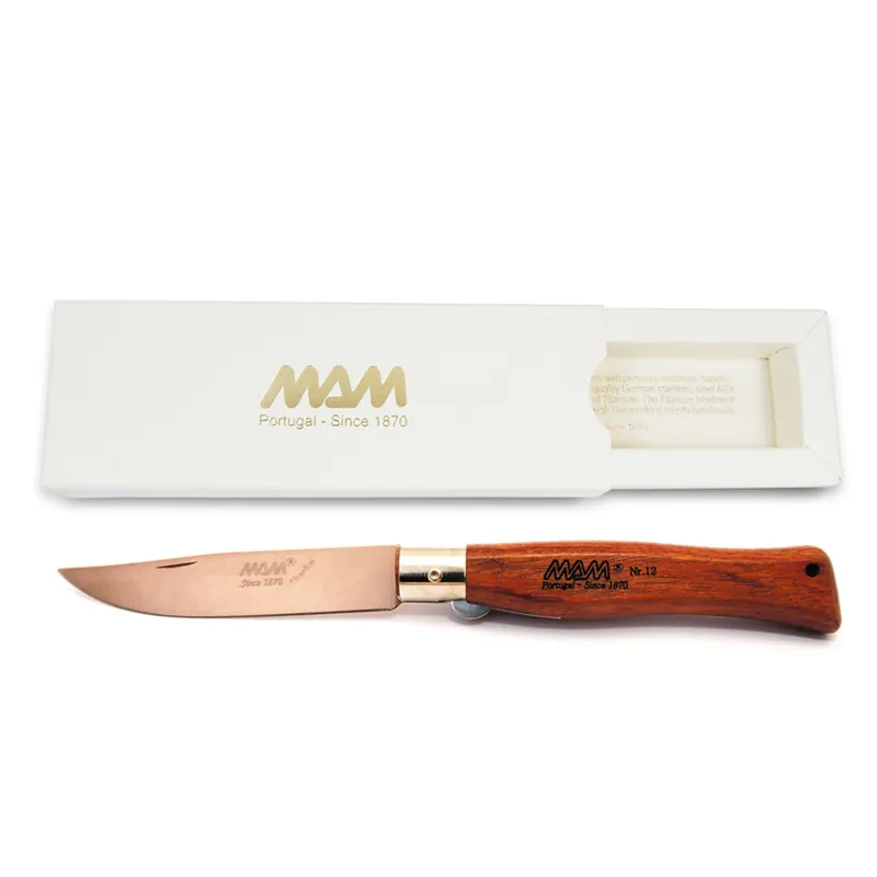 Sluitend mes met verzekering MAM Douro 2062 Bronzen Titanium 10,5 cm bubinga Weekendaanbieding