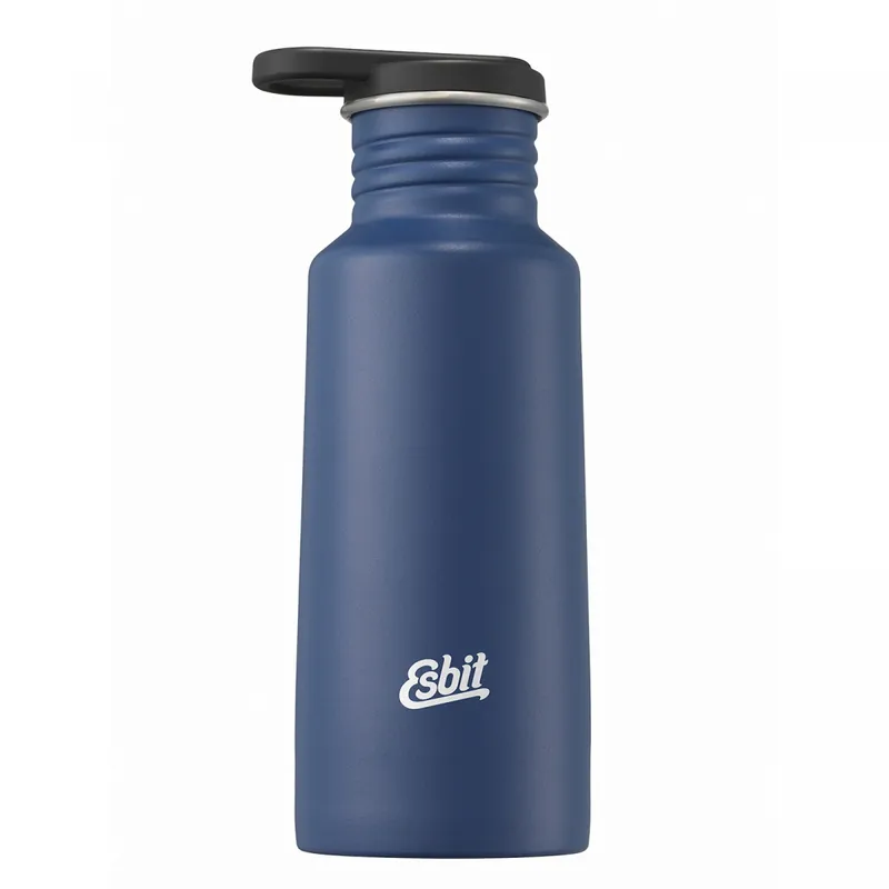 Aanbieding Roestvrij staal fles Esbit pictor 0,55l water blauw