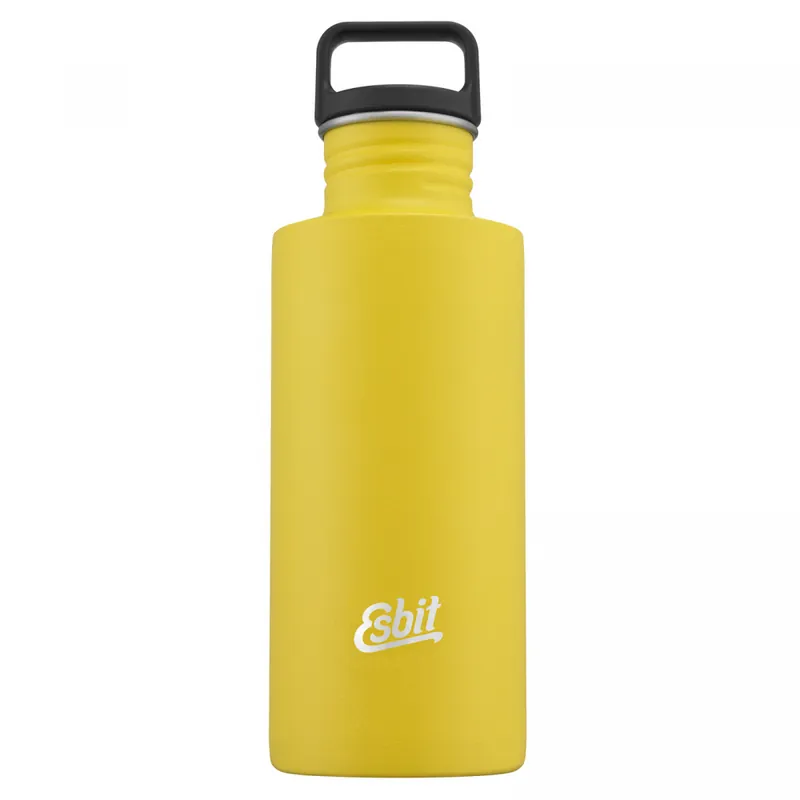 Roestvrij staal fles Esbit Beeldhouwer 0,75l geel Flitsaanbieding
