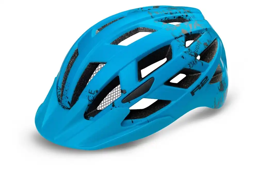 Laatste Versie Kinderkleding fietser helm R2 Lumen Junior ATH20E 52-56