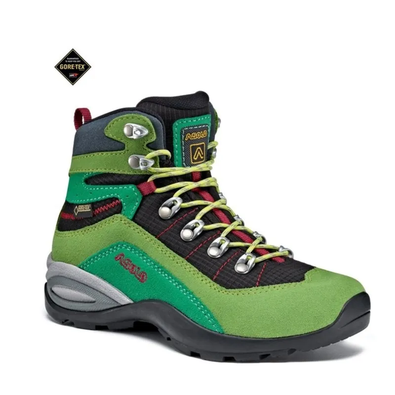 Schoenen ASOLO afdwingen GV limoen / zwart 33 EU Laatste Versie