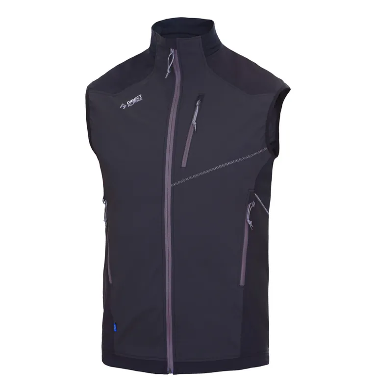 Mannen vest Direct Alpine Piek 1.0 antraciet / zwart S Populair