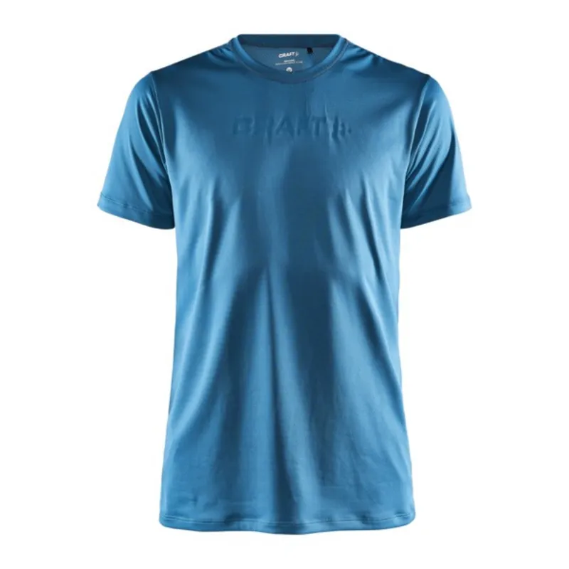 Mannen t-shirt CRAFT KERN Essence gaas SS blauw XS Gereduceerde Prijs