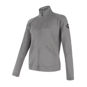 Dames mikina SENSOR Merino Bovenste celozip grijs S Express Levering