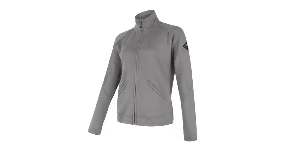 Dames mikina SENSOR Merino Bovenste celozip grijs S Express Levering