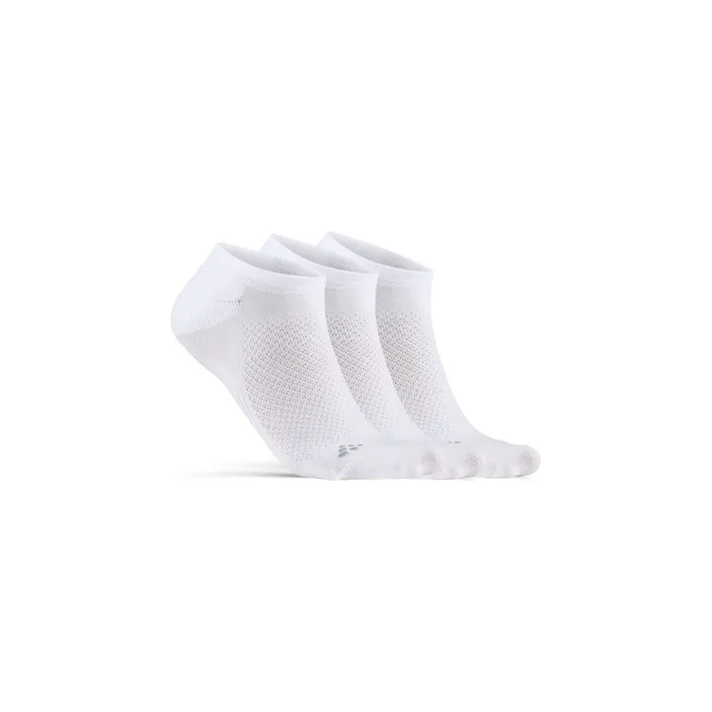 Gecertificeerd Sokken CRAFT KERN Droog Footies 3-pack wit 34-36 EU