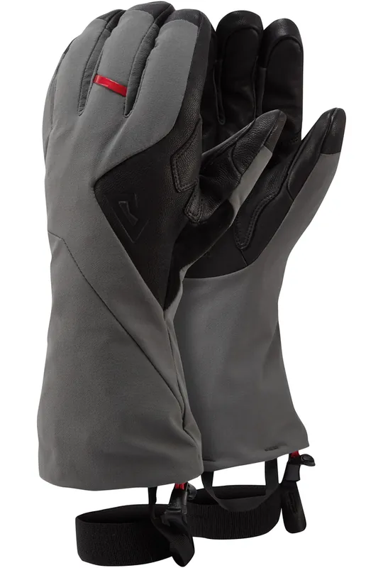 Hoge Kwaliteit Mannen handschoen MOUNTAIN EQUIPMENT Hyper Couloir Handschoen Schaduw zwart XS