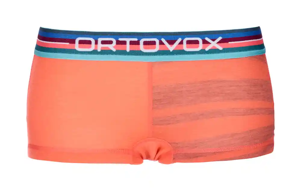 Functioneel voor dames slipje ORTOVOX 185 Rock‘n‘Wool Heet Broek Koraal XS Koop Vandaag