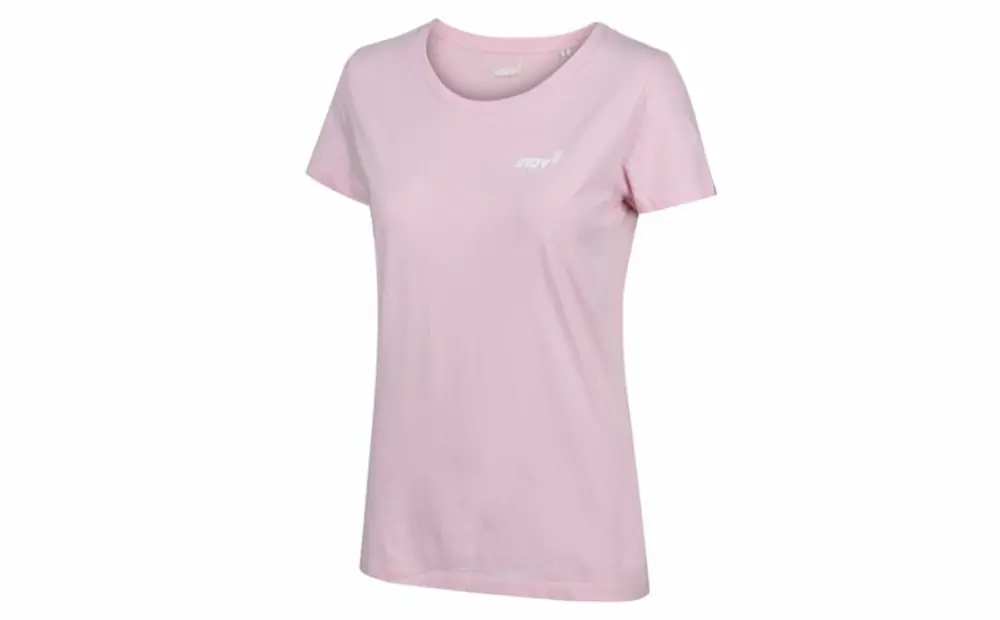 Dames t-shirt INOV-8 Katoen Tee "Nagemaakt" W roze XS Merkproduct