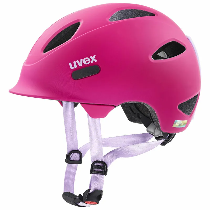 Uvex OYO fietshelm voor kinderen, BERRY - PURPLE MAT 46-50cm Gratis Retour