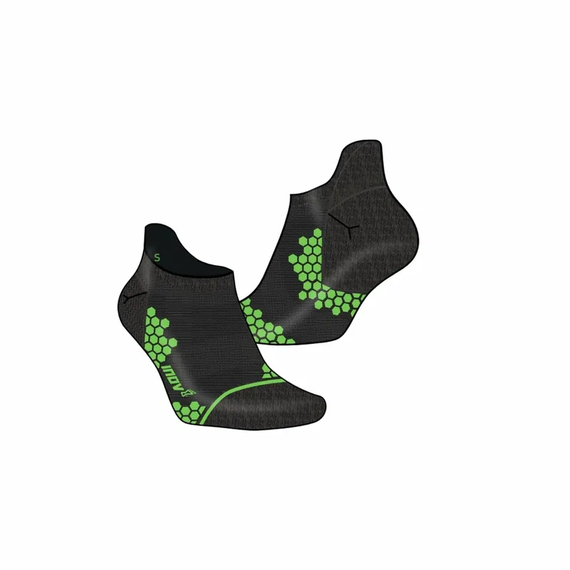 Sokken Inov-8 Trailfly Sok Laag zwart groen S Uitverkoop
