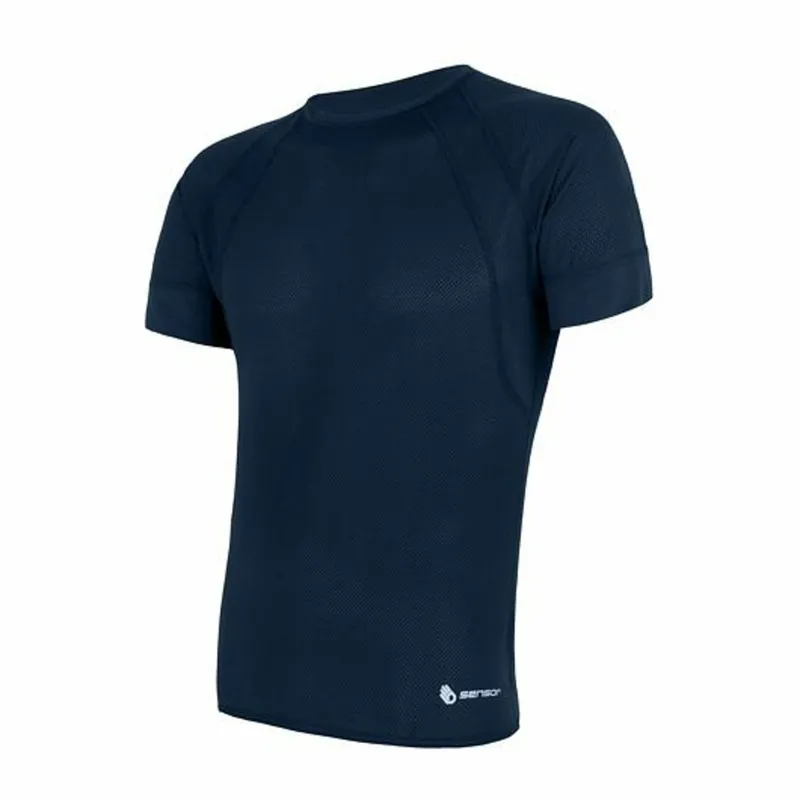 Mannen functioneel t-shirt Sensor Coolmax Lucht diep blauw S Seizoensaanbieding
