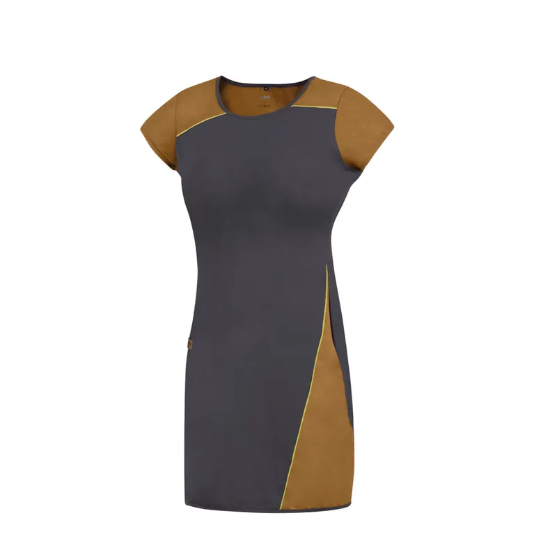 Snelle Levering Sport jurk Direct Alpine Flowy Dame antraciet / karamel XS
