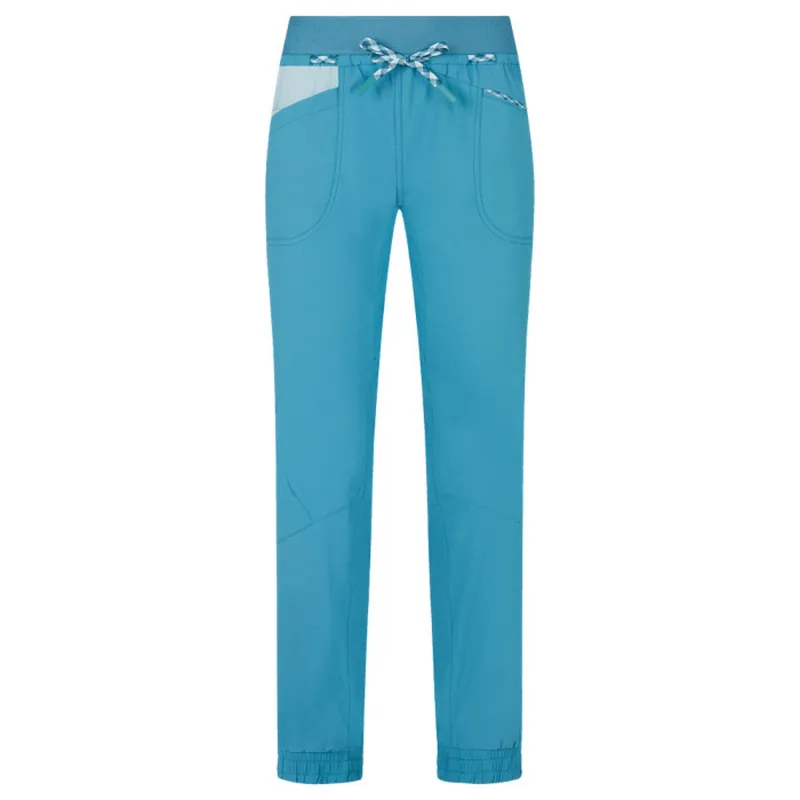 Dames klimmen broek La Sportiva mantra Scharnier topaas / hemels blauw XS Hoge Kwaliteit
