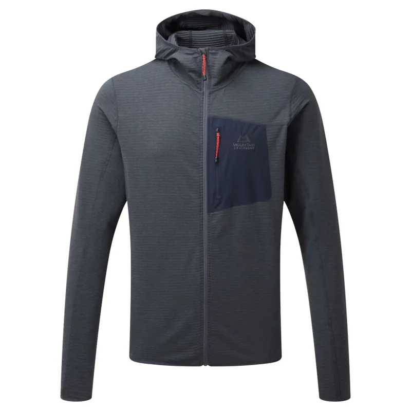 Mannen fleece mikina Mountain Equipment Lumiko Hooded Jasje schaduw blauw / kosmos S Merkproduct