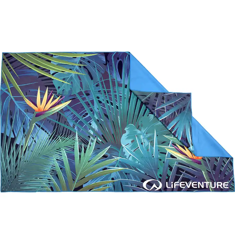 Handdoek Lifeventure Gedrukt SoftFibre tocht Handdoek tropisch Dagaanbieding
