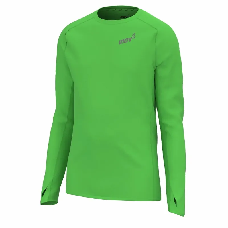 Betaalbaar Mannen t-shirt Inov-8 Baseren Elite LS M groente S