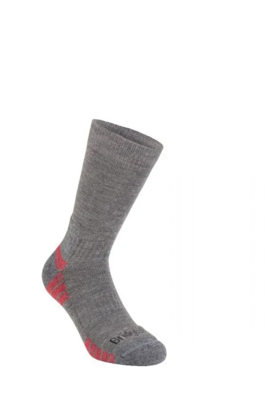 Sokken Bridgedale Wandeltocht lichtgewicht Bagageruimte Merino Uitvoering grijs heather/124 S (3-5,5 UK) Flitsaanbieding
