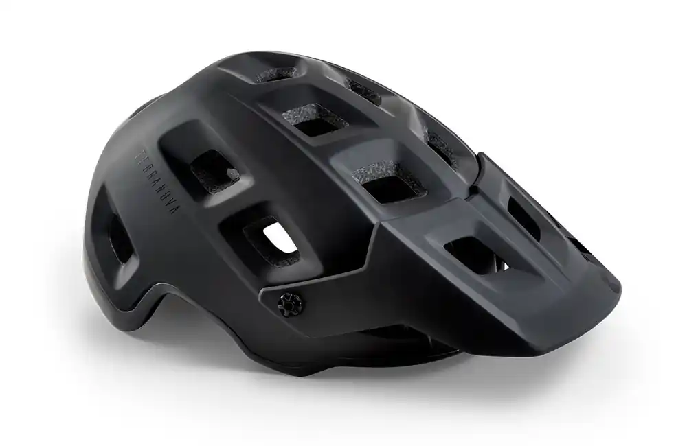 Koopje Wielersport helm MET Nieuwe aarde zwart mat / glanzend S (52-56 cm)