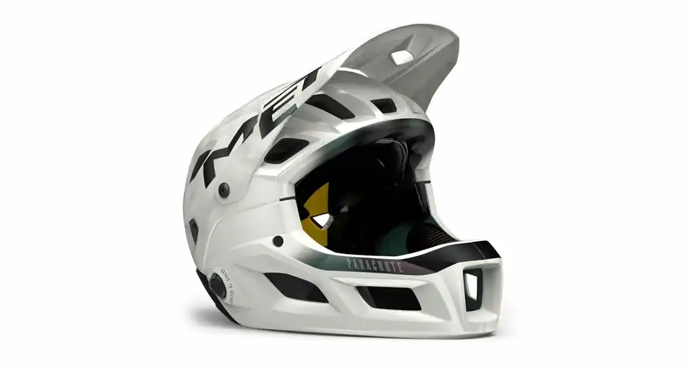 MTB volledige gezicht helm MET Parachute MCR MIPS wit iriserend mat S (52-56) Beste Prijs