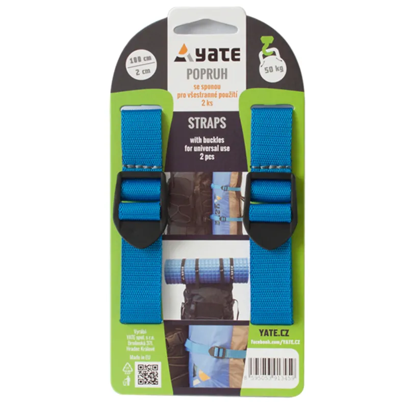Aanbieding Band YATE met gesp 2x100 cm - 2 stuks