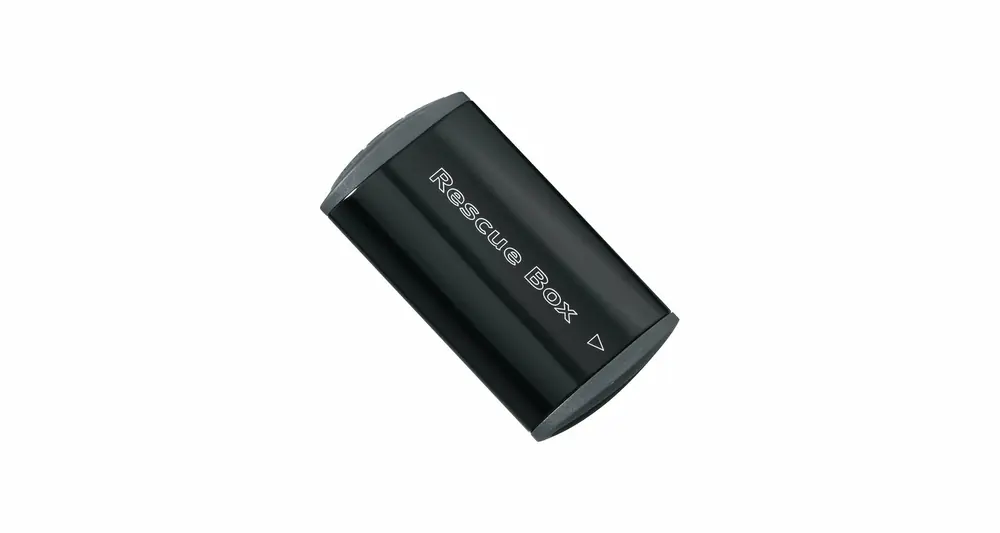 Beperkte Voorraad Doos TOPEAK Redden Doos + zelfklevend pleisters zwart
