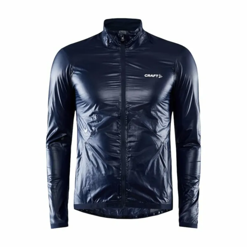 Must-Have Heren fietsen jas CRAFT PRO nano Wind donkerblauw S