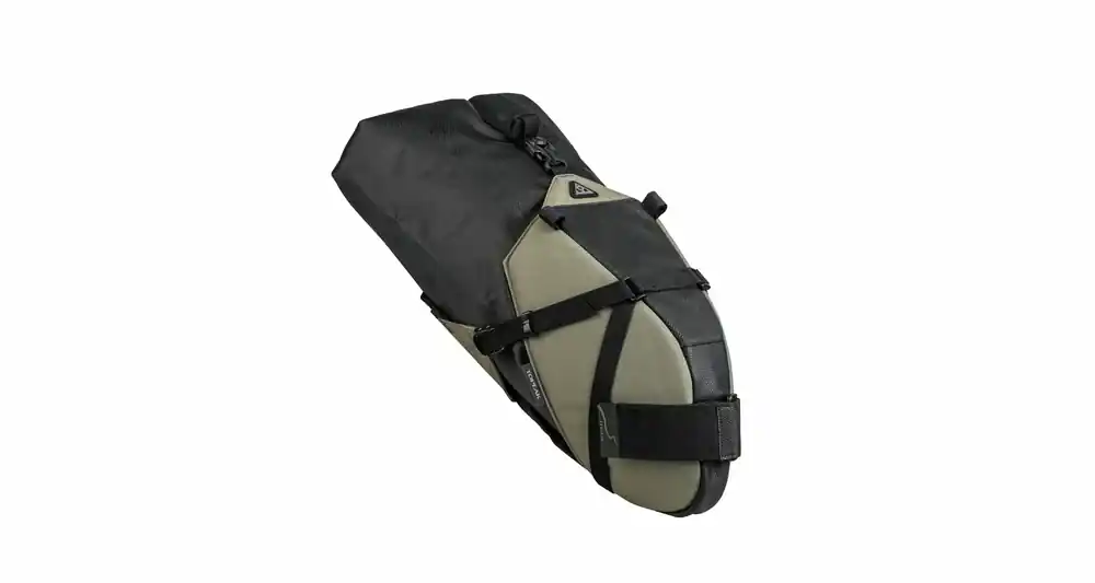 Betrouwbaar Rollende tas Aan de zadelpen Topeak BackLoader X 15l groen