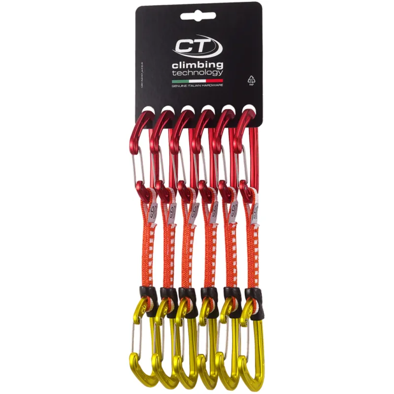 Express-set Climbing Technology Vlieggewicht Evo set DY 12cm 6ks Direct Verzonden
