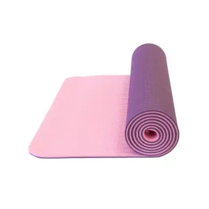 YOGAMAT YATE TWEE LAAG TPE- antislip oppervlak, paars roze 1730x610x6 mm Alleen Vandaag