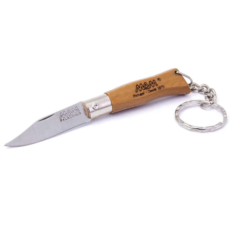 Exclusieve Aanbieding Zakmes met sleutelhanger MAM Douro 2002 4,5 cm beuken