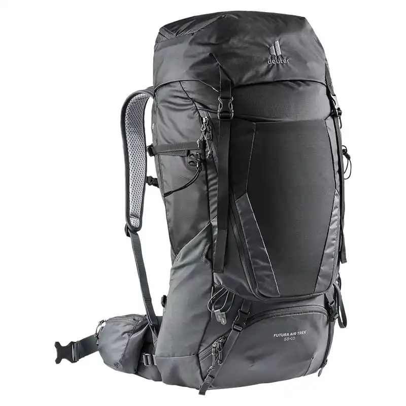 Express Levering Rugzak DEUTER Futura Air Trek 50 + 10 zwart