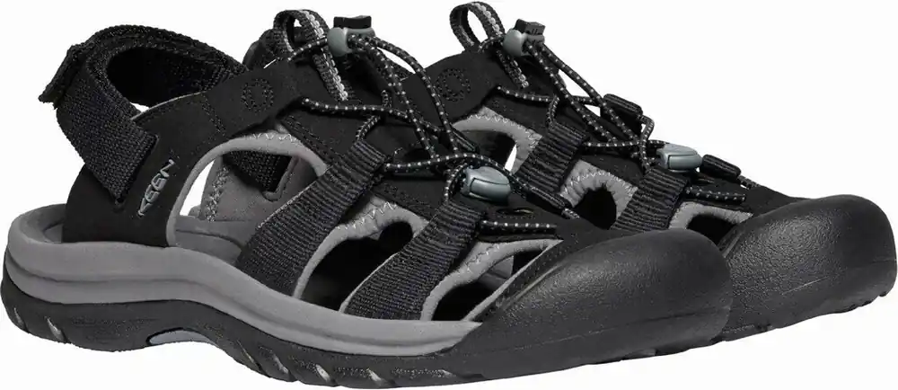 Betaalbaar Sandalen voor heren Keen stroomversnellingen H2 Mannen zwart/staalgrijs 40