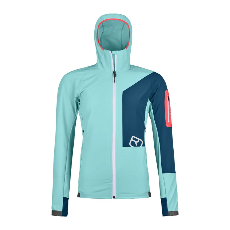 Nu Kopen Softshell dames jas Ortovox W‘s Berrino Jack met capuchon IJswaterval XS