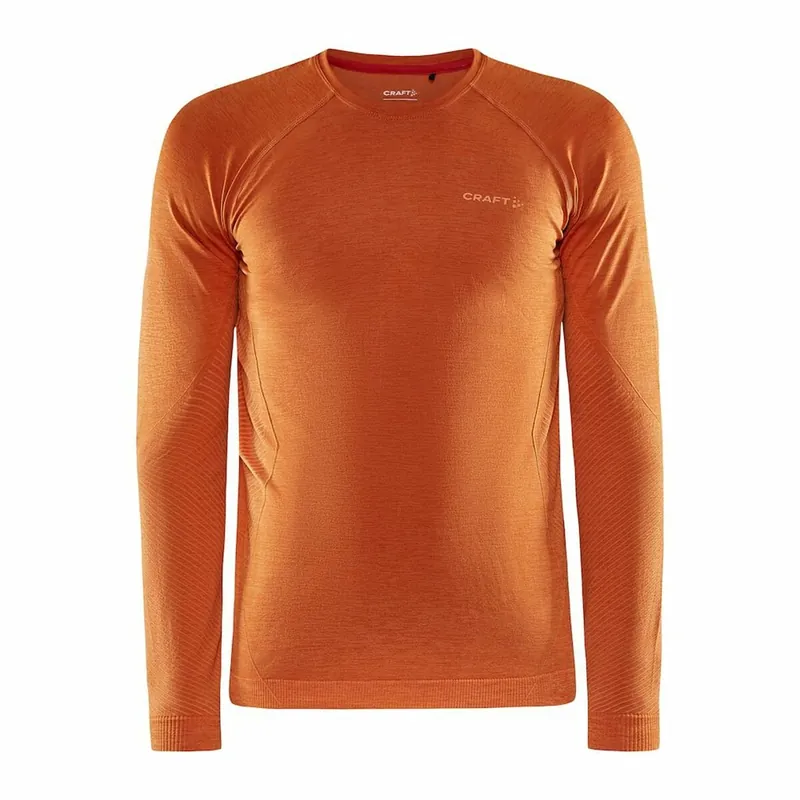 Direct Beschikbaar Functioneel T-shirt voor heren Craft Core Dry Active Comfort LS Oranje S