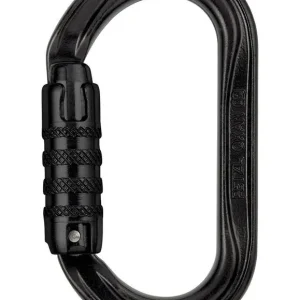 Finale Uitverkoop Karabijnhaak PETZL Oxan triact-lock zwart