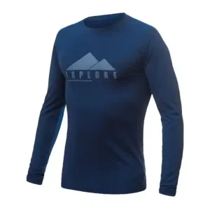 Beperkt Aanbod Functioneel herenoverhemd met lange mouwen Sensor Merino Air PT Explore Donkerblauw S