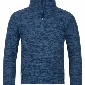 Kinderfleece sweatshirt Kilpi Almeri-J blauw 122 Speciale Aanbieding