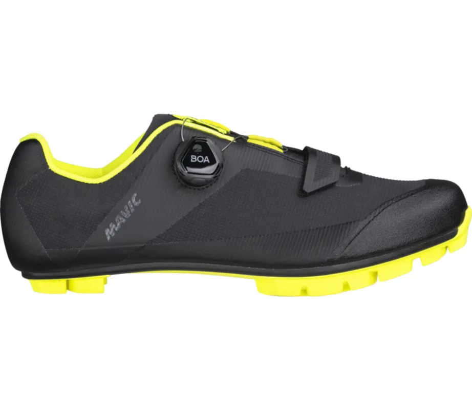 Lage Kosten Heren MTB fietsschoenen Mavic Crossmax Elite SL black/safety yellow 38 2/3