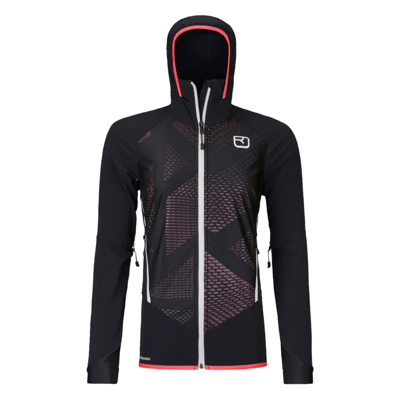 Dames softshelljack voor skitochten Ortovox W‘s Col Becchei Jacket Zwart raven XS Koopje