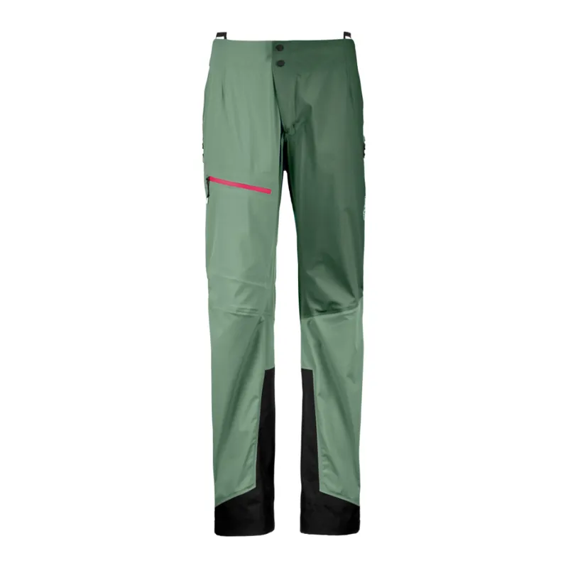 Exclusieve Aanbieding Dames ski-alpinismebroek Ortovox W‘s Ortler broek Pacific groen XS