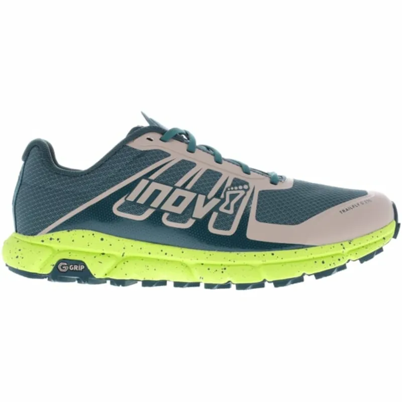 Uitverkoop Heren hardloopschoenen Inov-8 Trailfly G 270 v2 M dennen/limoen 40
