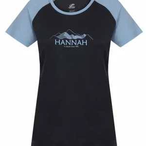 Beperkt Aanbod Dames merino shirt Hannah Leslie Asphalt/Angel Falls S