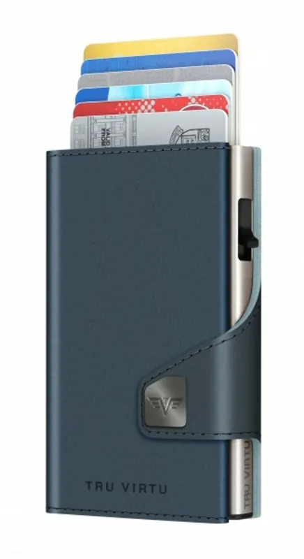 Portemonnee Tru Virtu Click & Slide vegan Biologisch Apple zwart Weekendaanbieding