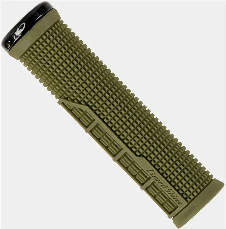Fietsgrepen Lizard Skins Lock-On Machine Olijfgroen Merkproduct
