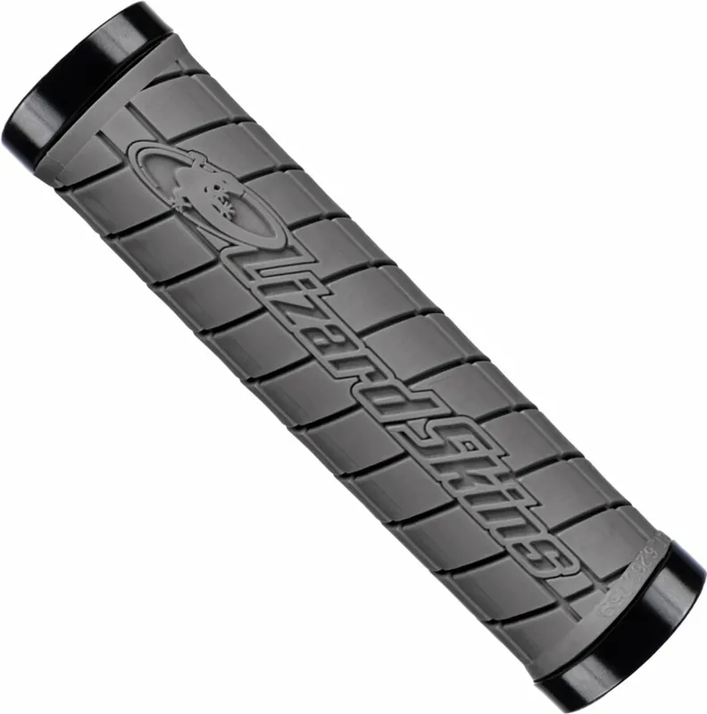 Beperkte Voorraad Fietsgrepen Lizard Skins Lock-On Logo Grafiet